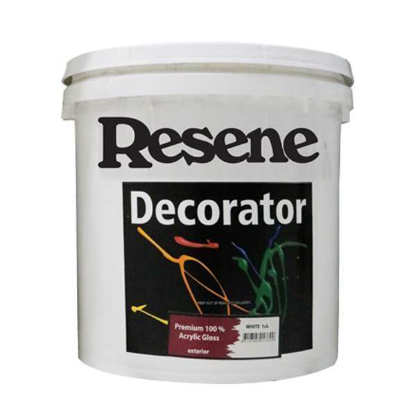 Resene Decorator Gloss Acrylic White 10L