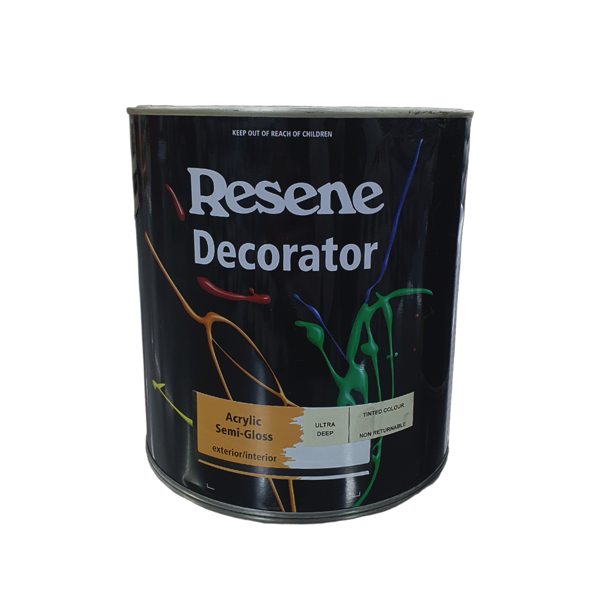 Resene Decorator Semi Gloss Acrylic Ultra Deep Tone 4L