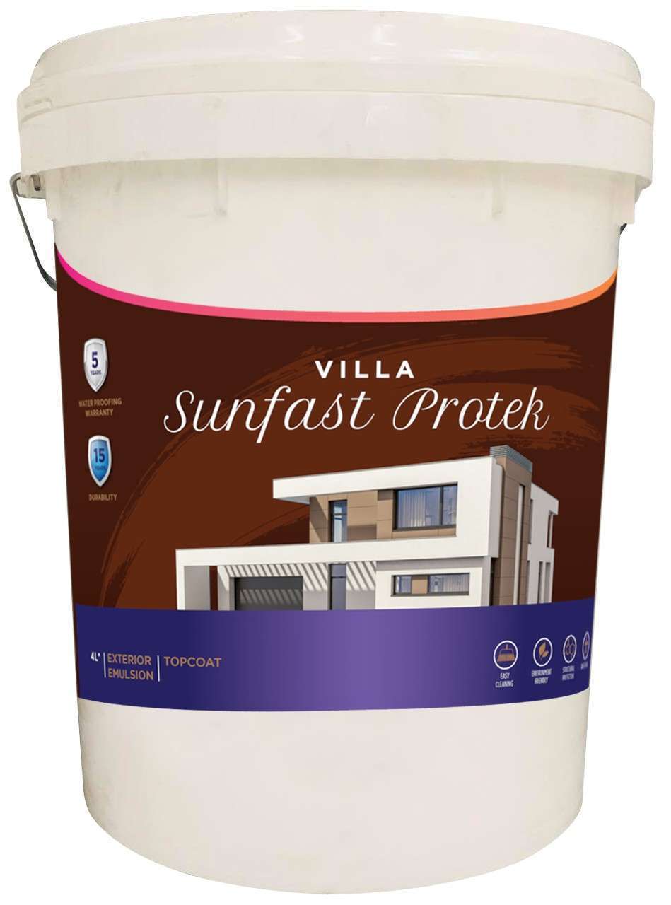 Apco Villa Sunfast Protek Top Coat Semi Gloss Acrylic White 20L