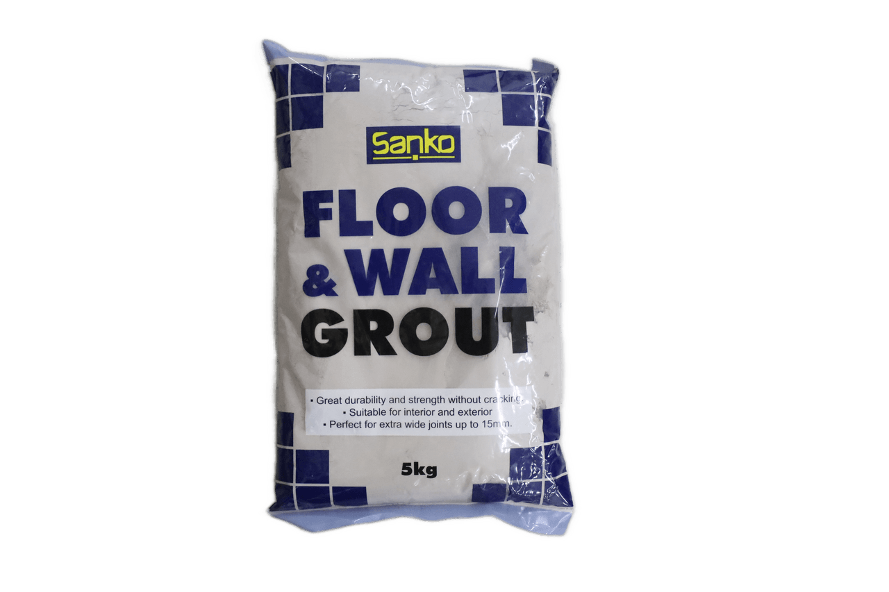 Sanko Grout Floor & Wall 5kg Neutral Grey
