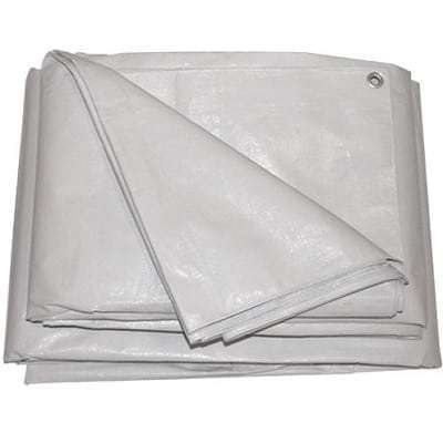 Swiss Tarpauline 10 x 12ft Sliver 120gsm