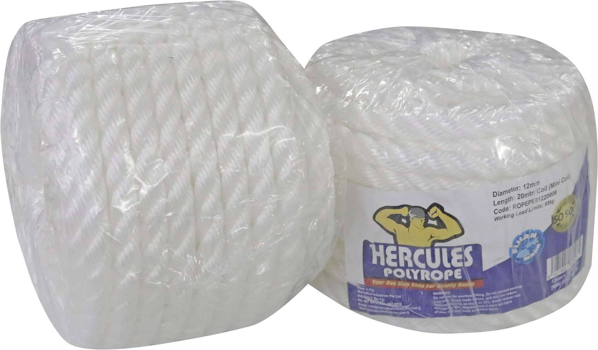 Rope PE 12mm x 20m Hank