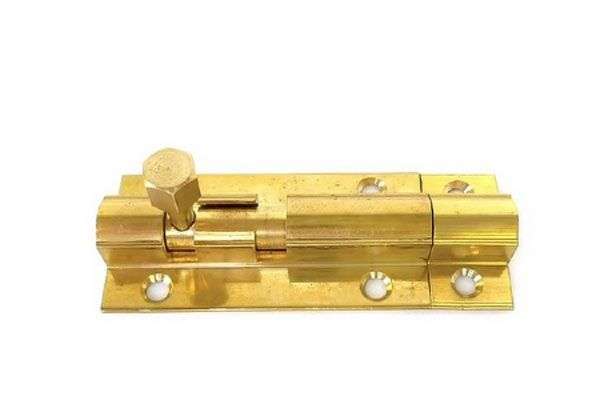 Barrel Bolt 3" x 1/4" Solid Brass w/ Screws **