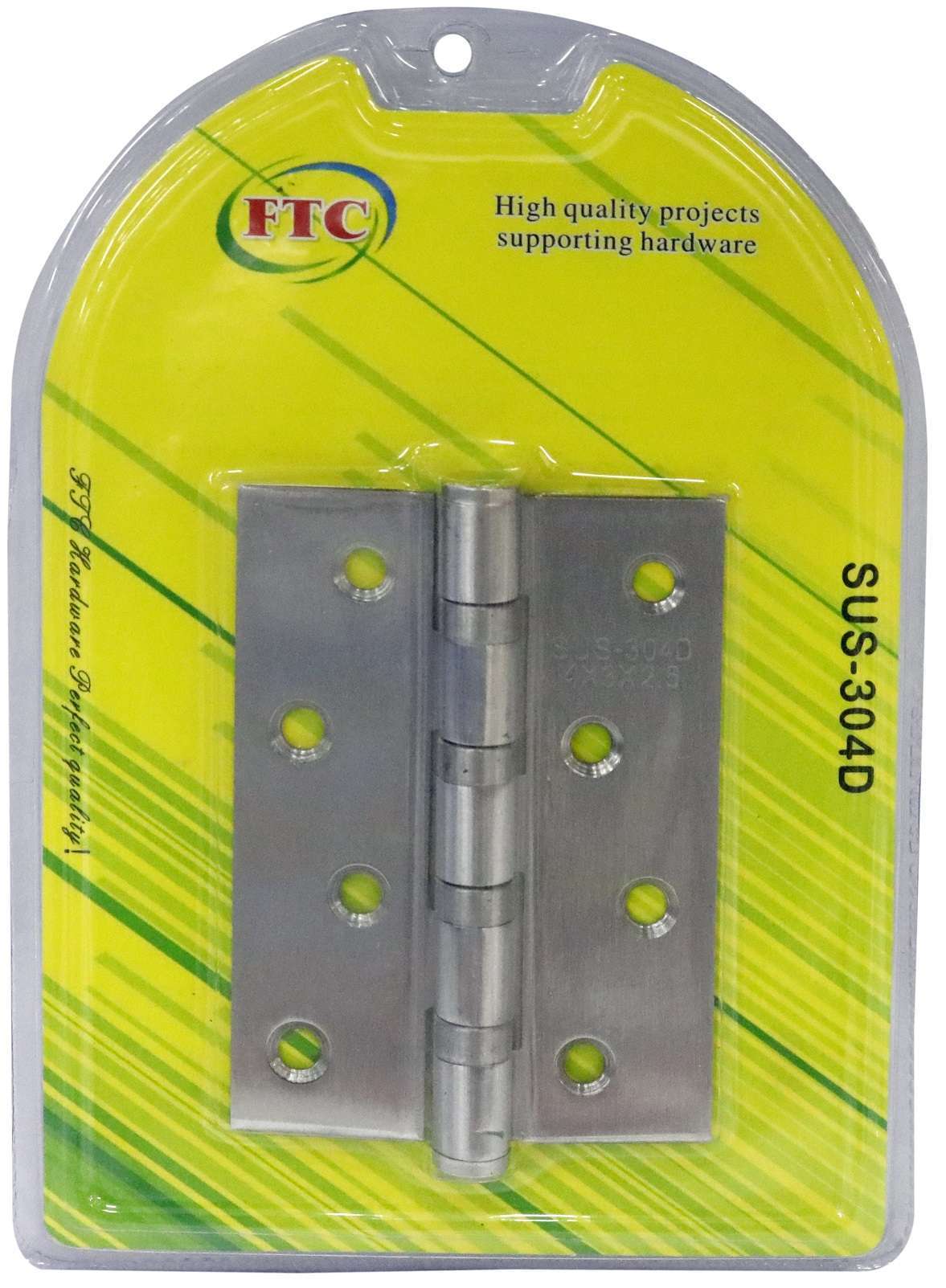 Butt Hinge 4" x 3" x 2.5mm SS304