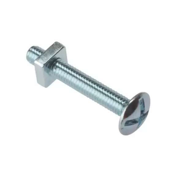 Zenith Bolt & Nut Mush ZP 1/4" x 30mm (25pk)