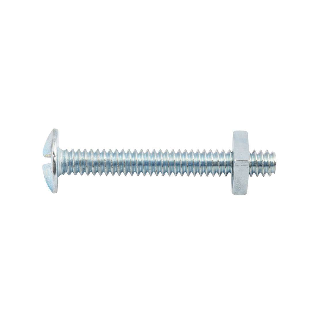Zenith Bolt & Nut Mush ZP 3/16" x 38mm (16pk)