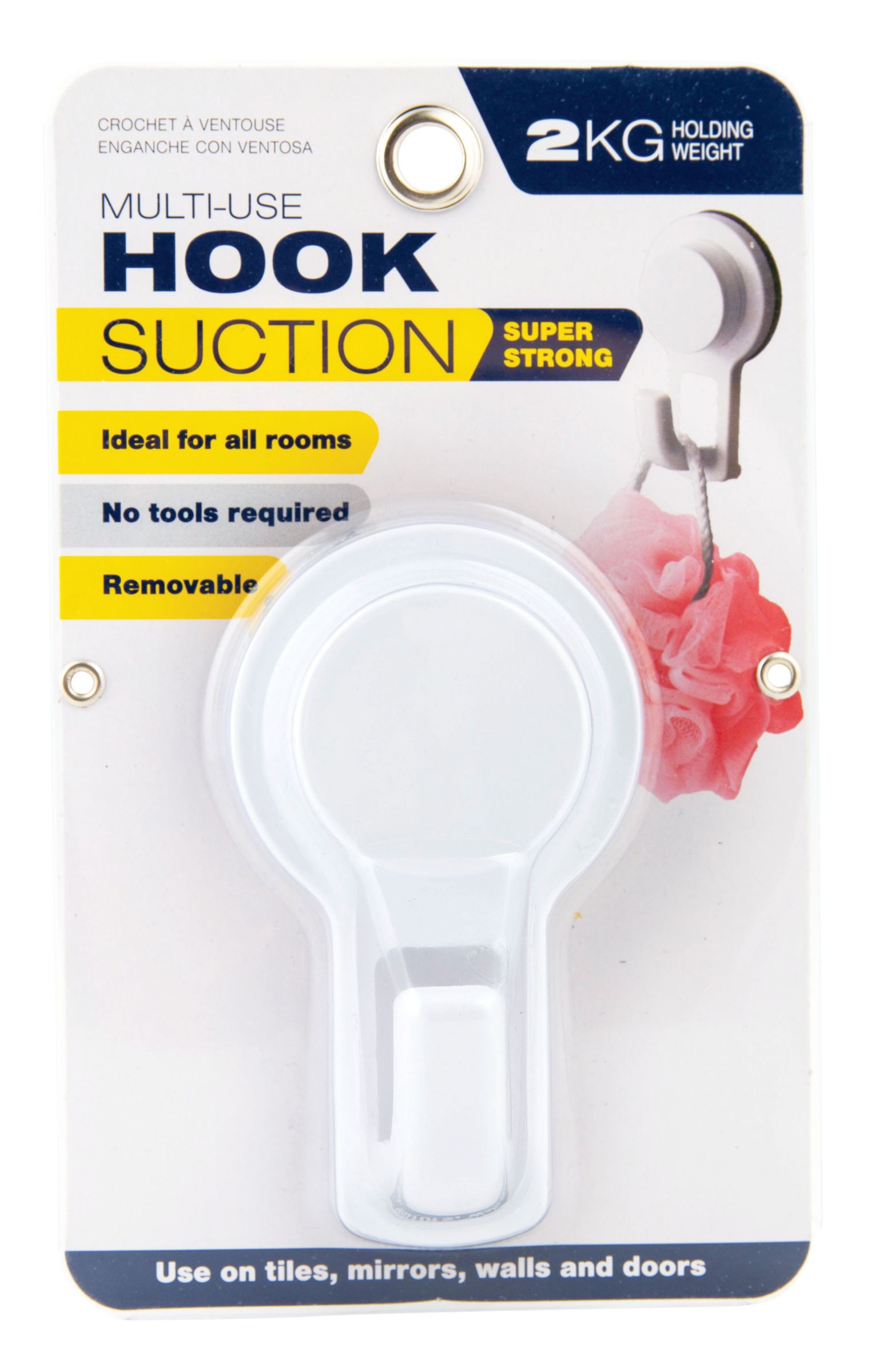 UBL Suction Hook 6 x 4 x 11cm