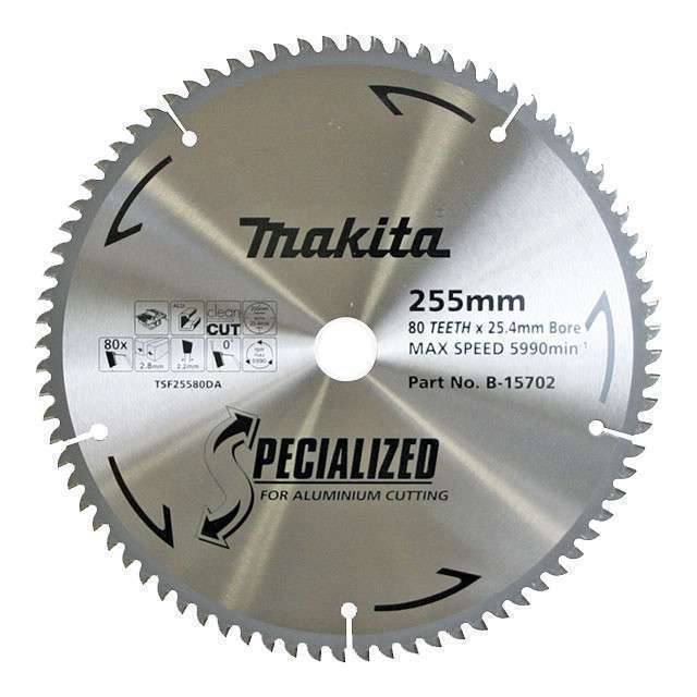 Makita Mitre Saw Blade for Aluminium 260mm x 80T