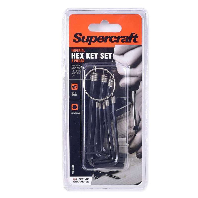 Supercraft Allen Key 7pc Set AF