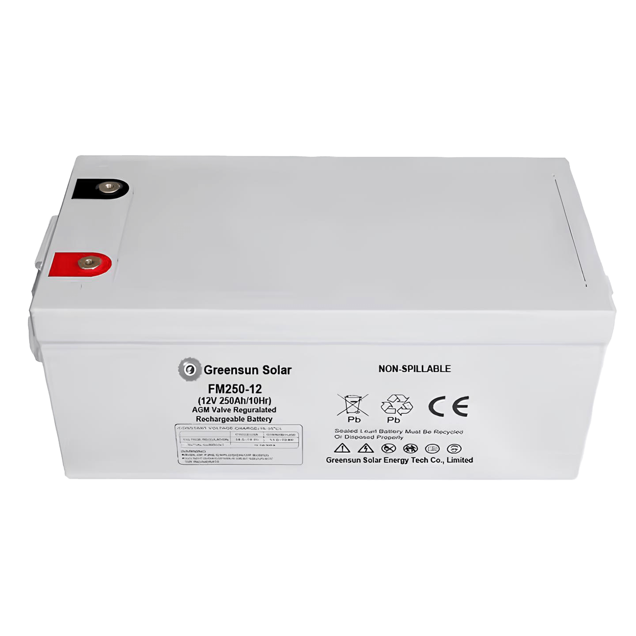 VRLA Solar Battery DC 12V 250AH