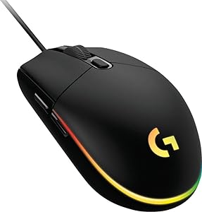 Logitech G203 Wired Gaming Mouse Black
