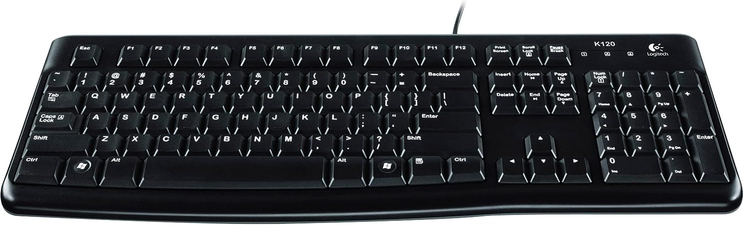 Logitech K120 Wired Keyboard Black