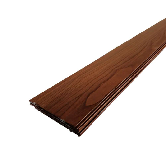 Wind Louvre Blade Alu 4" x 5mm x 5.8m Timber w/ Backing Rubber