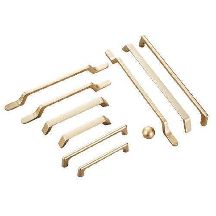 Fixworx Handle Slim Zinc Alloy Gold 128 x 138 x 7 x 31