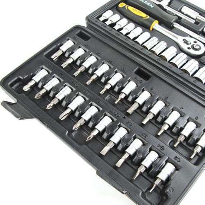 Tolsen Socket Set 46pc 1/4" DR Industrial