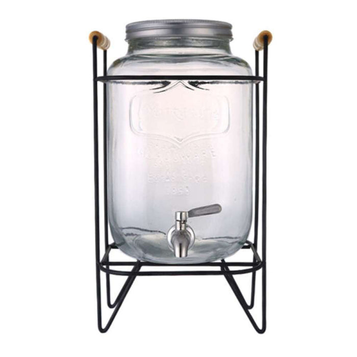 Glass Beverage Dispenser 4L Stand