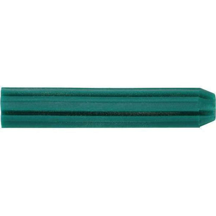 Iccons PVC Wall Plug Green 7 x 25mm (25pk)