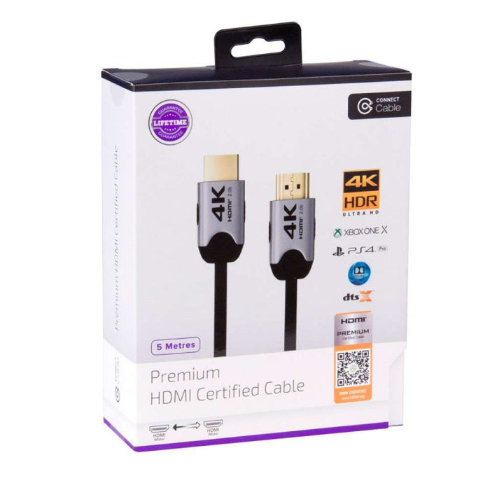 Laser Premium Certified 4K HDMI Cables 5m