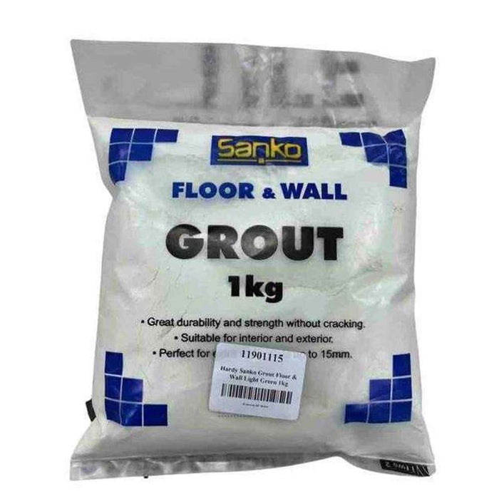 Hardy Sanko Grout Floor & Wall Light Green 1kg