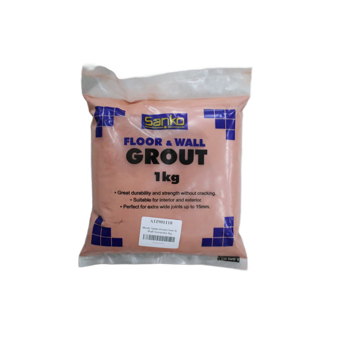 Hardy Sanko Grout Floor & Wall Terracotta 1kg