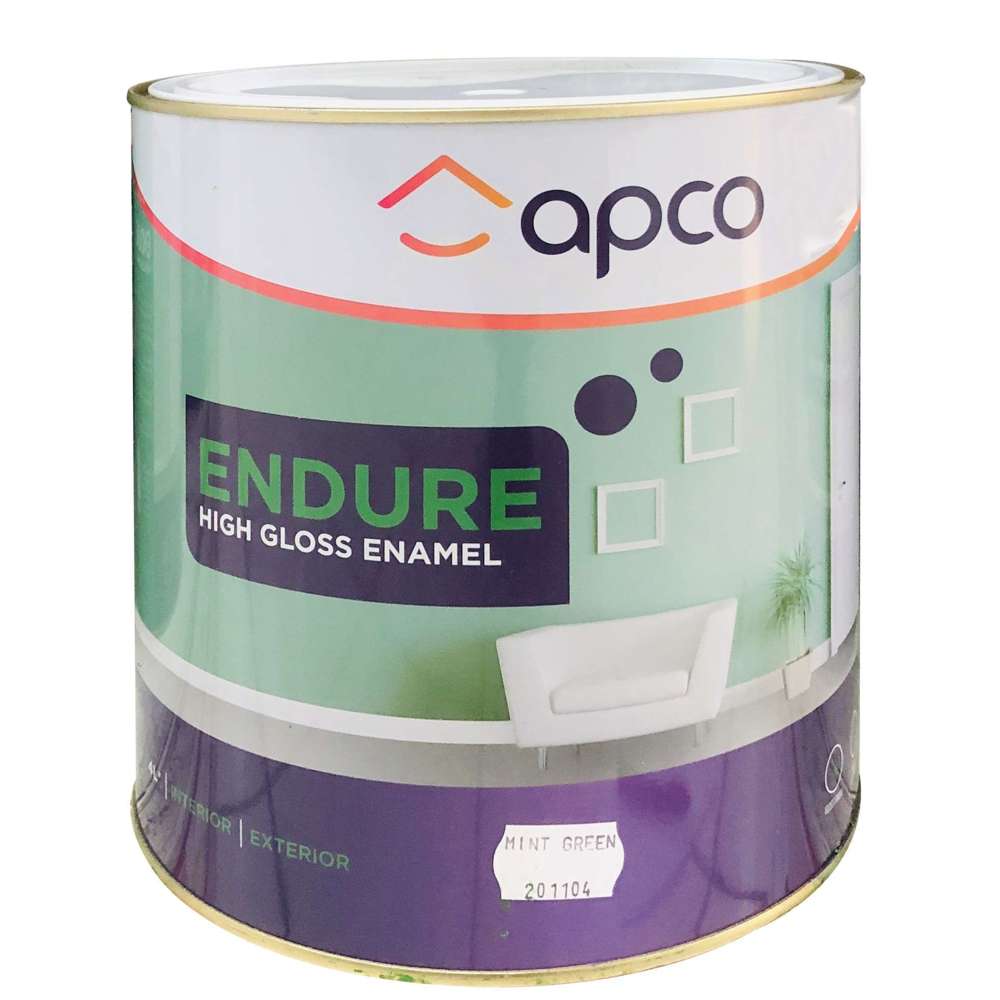 Apco Endure Gloss Enamel Forest Green 4L Vinod Patel Home Living