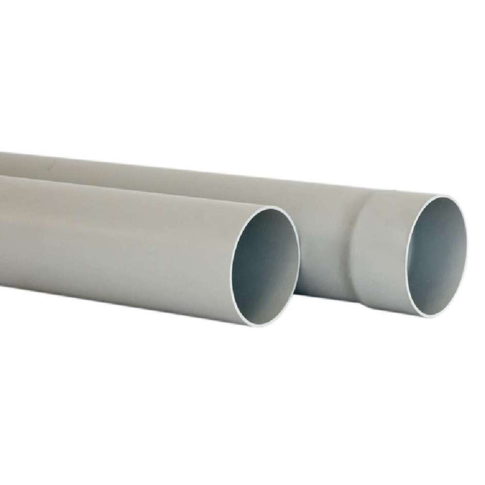 PVC Waste Pipe SN6 100mm x 5.8m S/E — Vinod Patel | Home & Living