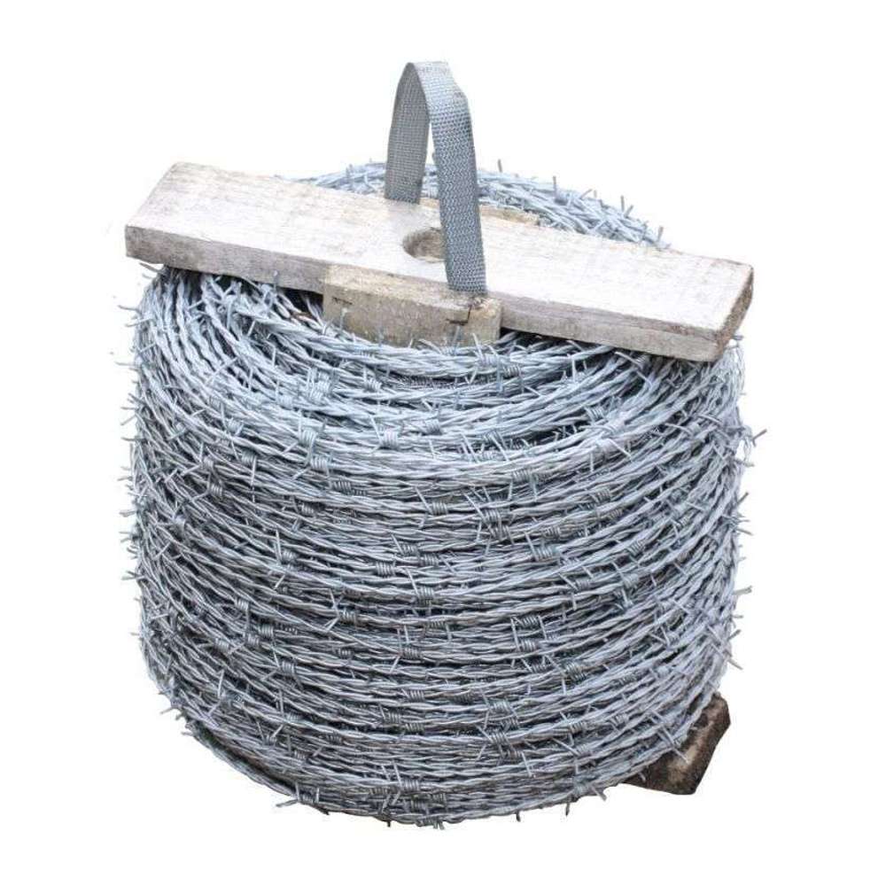 How much barbed wire store is in a roll