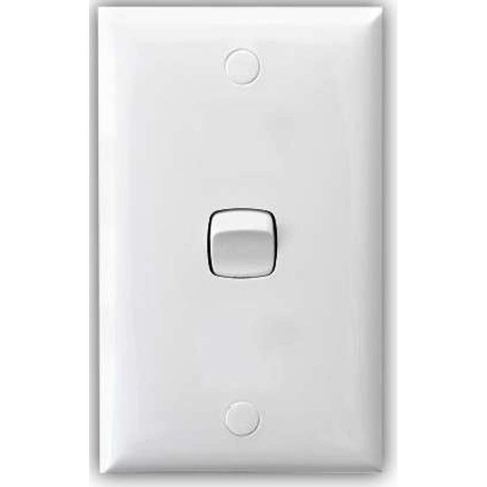 HPM 1 Gang Switch 10A White