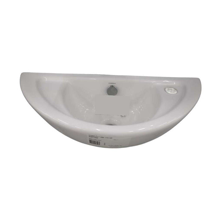 Caroma Compact Wall Basin 560 x 230mm 1TH White