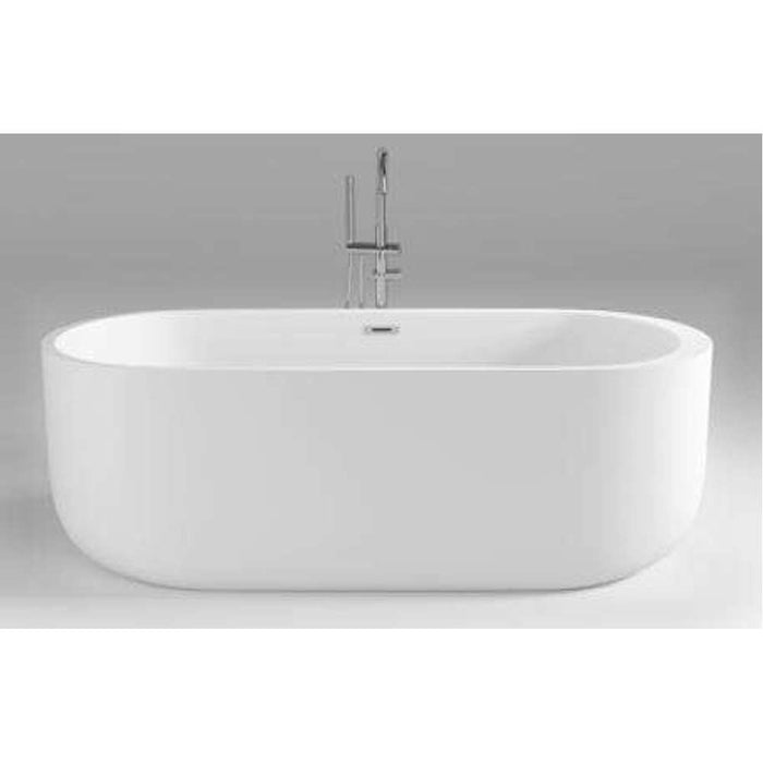 Decobay Bari Acrylic Free Standing Bath Tub White 1700 x 800 x 580mm