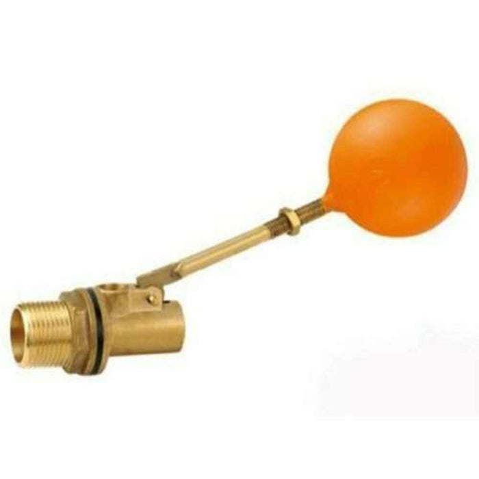 Pex Float Valve 2" Brass MOH w/ Orange Ball Float