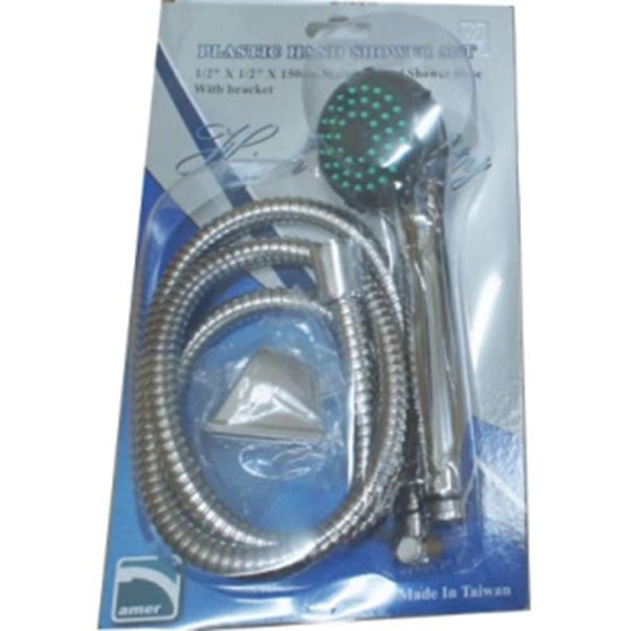 Amer Hand Shower 150cm SS Hose & Bracket