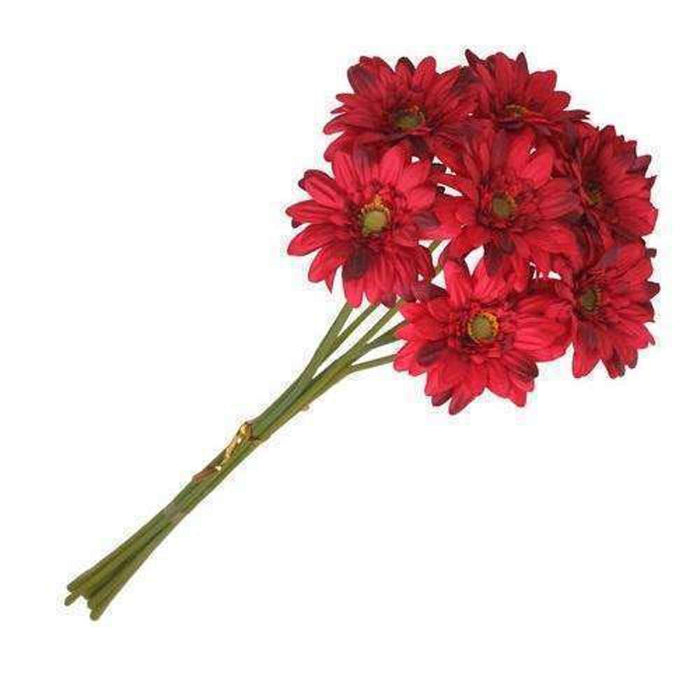 UBL Gerbera 8 HD Red 37cm  Flowers