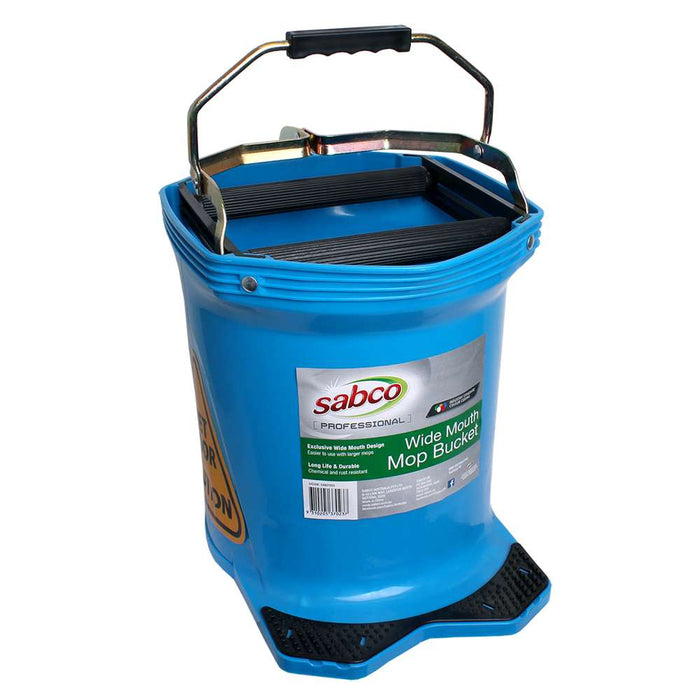 Sabco Wide Mouth Mop Bucket Blue 16L