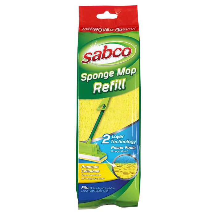 Sabco Lightning Sponge Mop Refill (Single Pack)