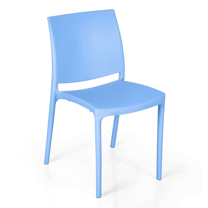 Merel Novella Plastic Chair Soft Blue